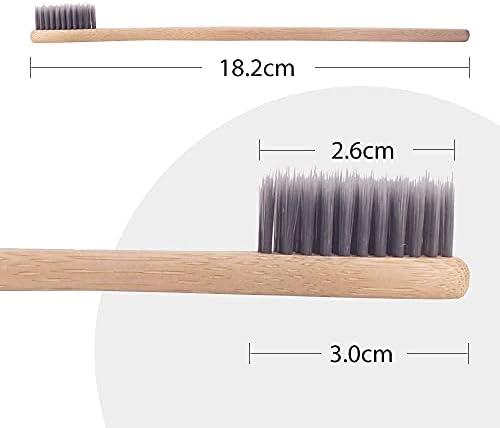 31WymWE1FkS._AC_.jpg Brosses à dents charbon bambou — Lot de 12