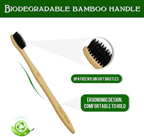41-4kLV-RDL._AC_.jpg Brosses à dents bambou charbon — Lot de 10