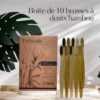 41PVrDLF-SL._AC_.jpg Brosses à dents bambou naturel — Lot de 10