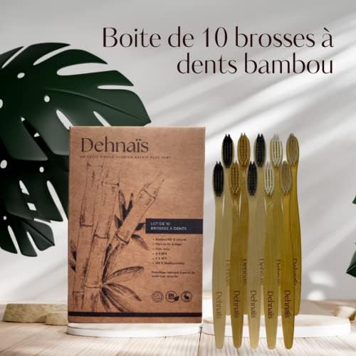 41PVrDLF-SL._AC_.jpg Brosses à dents bambou naturel — Lot de 10