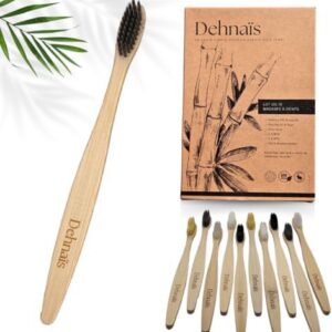 41Uz4eQD2L._AC_.jpg Brosses à dents bambou naturel — Lot de 10