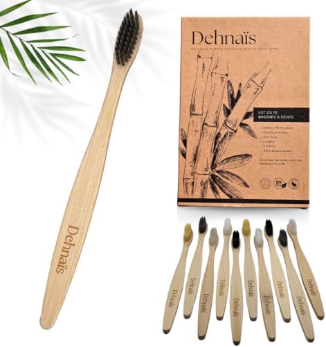 41Uz4eQD2L._AC_.jpg Brosses à dents bambou naturel — Lot de 10