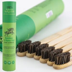 41a8ylShXxL._AC_.jpg Brosses à dents bambou crin cheval — Lot de 6