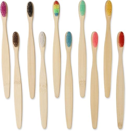 41mwusqCcML._AC_.jpg Brosses à dents bambou — Lot de 10