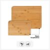 41MHQjLr2UL._AC_.jpg 5five – Lot de 2 planches à découper bambou