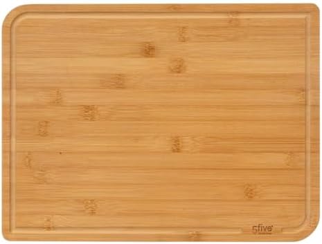 41tVgSd52LL._AC_.jpg 5five – Lot de 2 planches à découper bambou